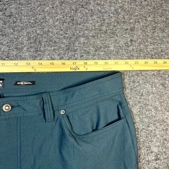 NWT Prana Men's Size 42X36 Brion II Pants Grey Blue Outdoor Hiking Nylon - Picture 6 of 12